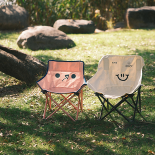 户外折叠椅子露营椅儿童月亮椅马扎野餐椅子便携式2025新款休闲椅