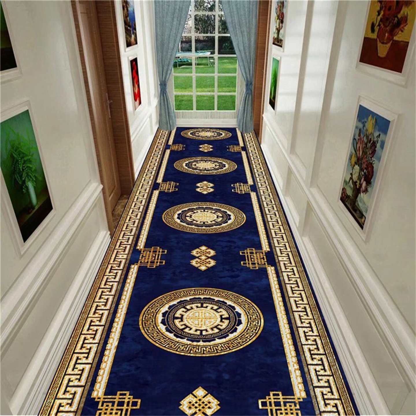 过道走廊地毯入户地垫大面积满铺