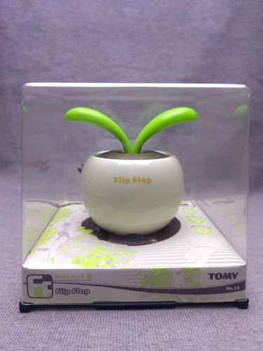 原装日本Tomy多美太阳能叶子Flip Flap车载家用可爱品质摆件送礼