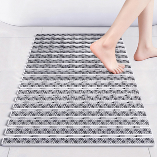 浴室防滑垫隔水垫淋浴房洗澡防摔地垫厕所卫生间专用镂空吸盘脚垫