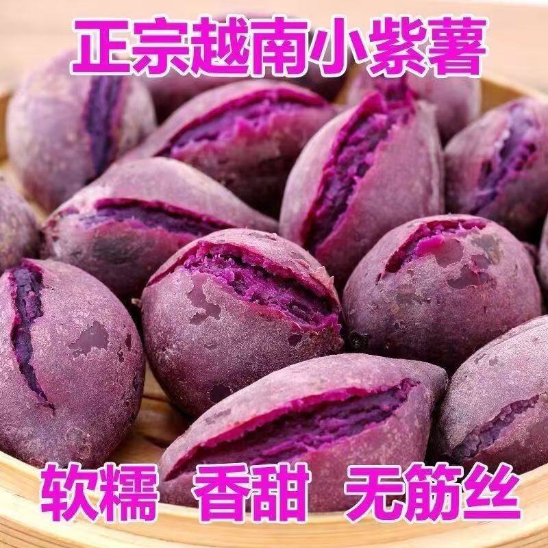 糖尿人吃的零食品越南现挖小紫薯儿童孕妇老年解馋饱腹糖友旗舰店
