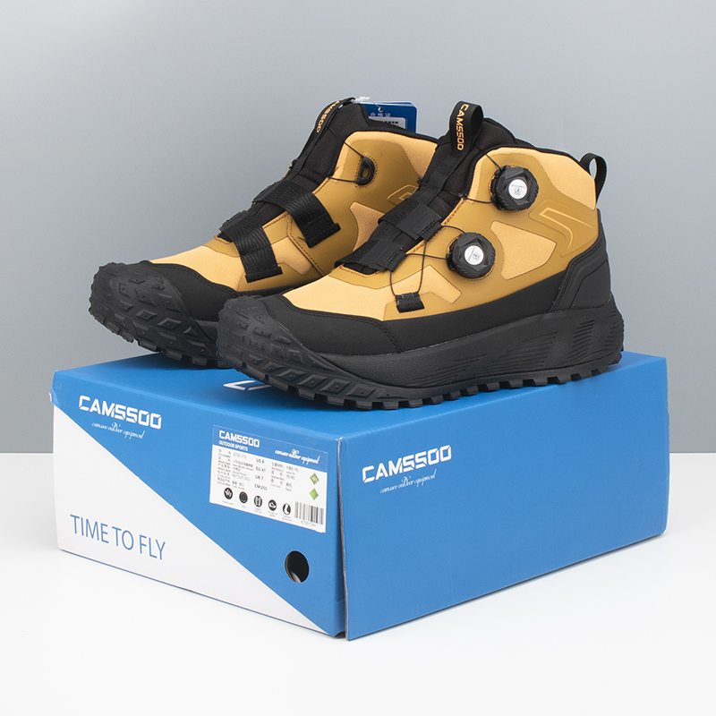 双旋转扣!25冬季新款美骆世家户外徒步防滑保暖雪地靴东北棉鞋男