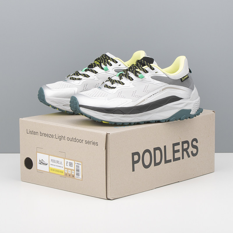 脚胖福音！英国高端宽楦防滑夏季网面透气户外运动跑步鞋越野男鞋