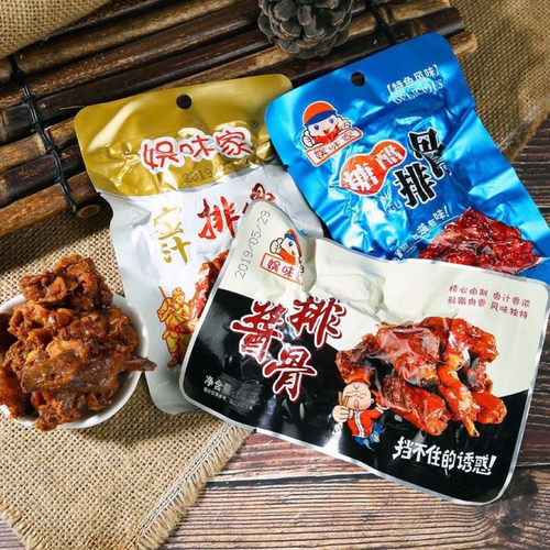 娱味家鸡骨头香辣鸡排骨糖醋鸡架卤味肉制品零食温州乡巴佬酱排骨