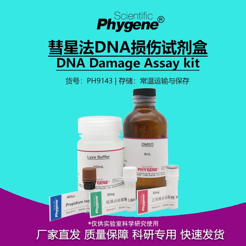 DNA损伤检测试剂盒-彗星法 DNA Damage kit [PH9143 PHYGENE]