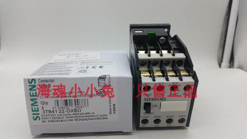 3TB4122-OX AC24V西门子 3TB41 交流接触器 3TB4122-0XM0 AC220V