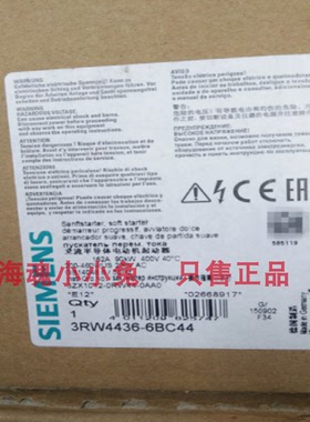 3RW4436-6BC44 软启动90KW/162A 3RW4436-6BC44 3RW4436-6BC44