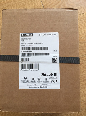 现货原装6EP1336-3BA00 西门子SITOP电源24V/20A 6EP1 336-3BAOO