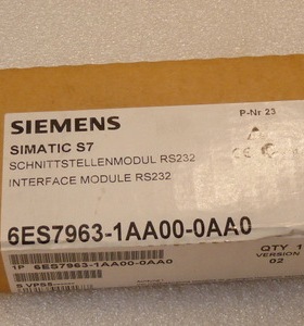 6ES7963-1AA00-0AA0全新拆封RS232C接口模板6ES7963-1AA00-0AA0