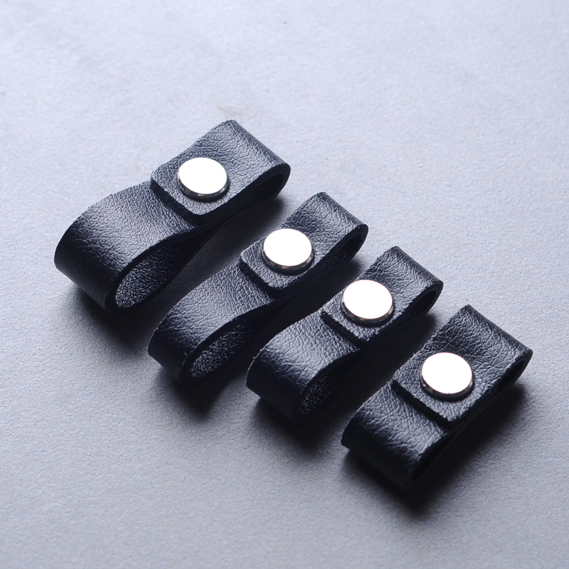 单皮替换汽车钥匙扣双层厚皮更换新皮黑色棕适用大众奥迪宝马改装