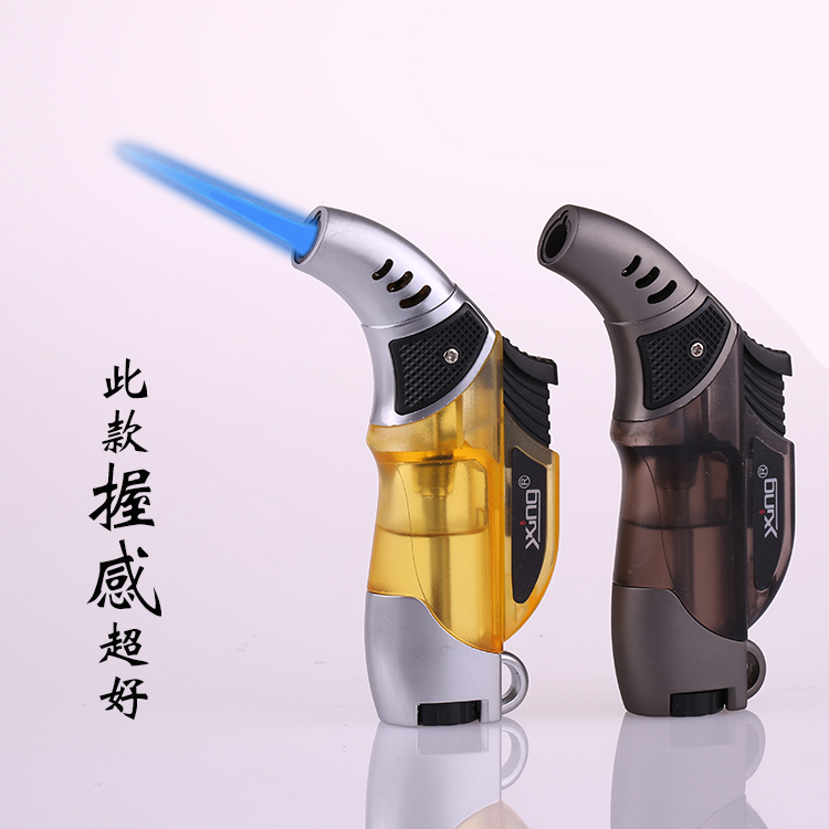 包邮长枪金属小手特价野外打火机