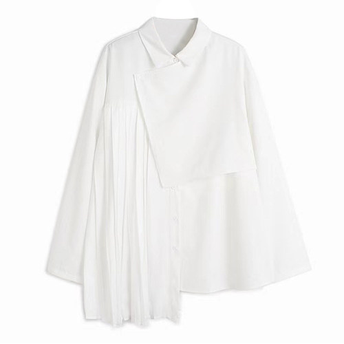 山本风不规则宽松衬衫设计感小众