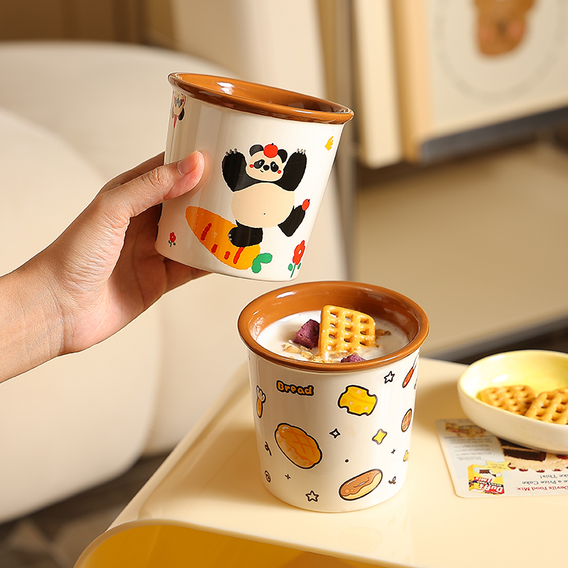 可爱陶瓷手握杯子精致咖啡杯