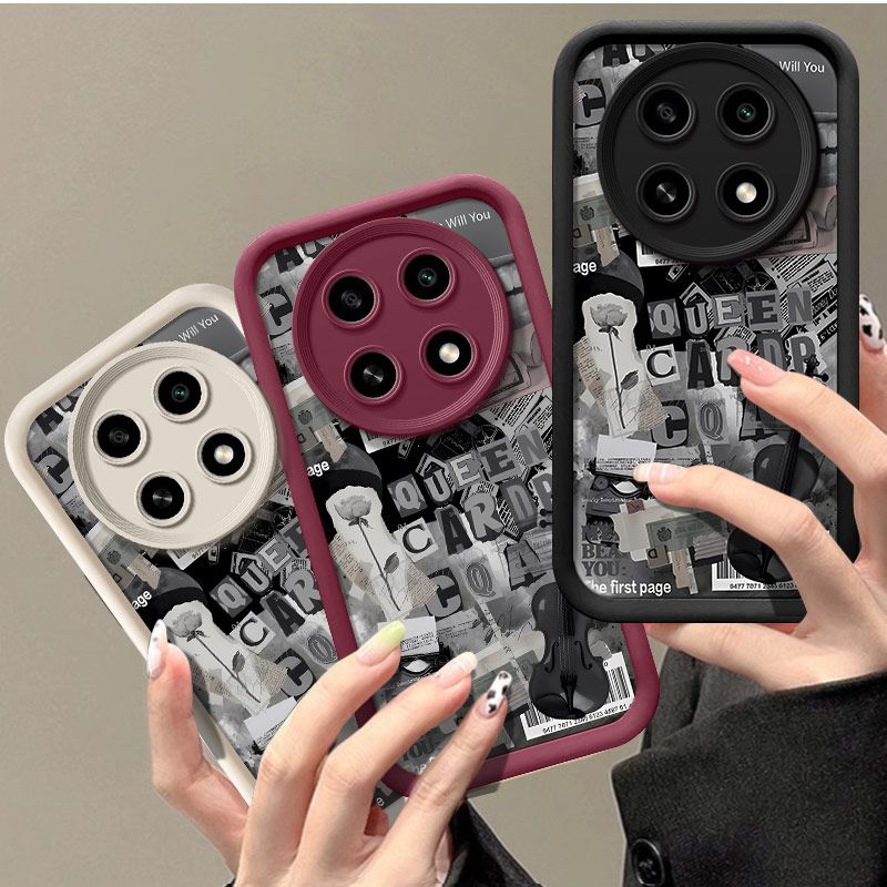 复古报纸适用oppoa2pro手机壳PJG110磨砂个性潮男女创意防摔软壳