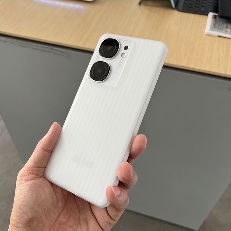 iQOONeo9Pro手机壳软壳波纹防滑轻薄磨砂简约透明圆弧边保护壳