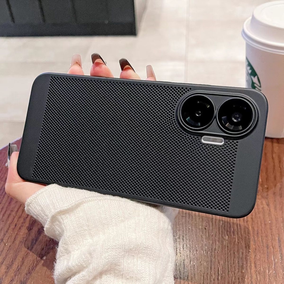 小米红米Turbo4pro手机壳超薄透气散热孔25053RT47C全包防摔硬壳