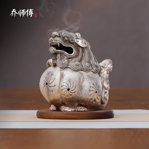 线香香插香薰炉盘香香炉纯银999