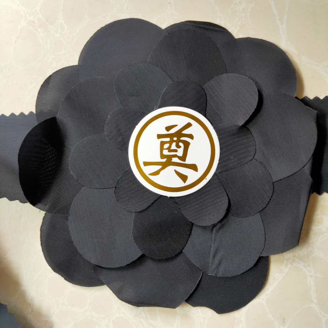 自产自销5层平遗像花 相框花 殡葬 胸花黑纱厂家