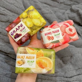 小红书推荐葡萄味水果香皂悦利加香氛香薰皂洗手洁面沐浴肥皂持久