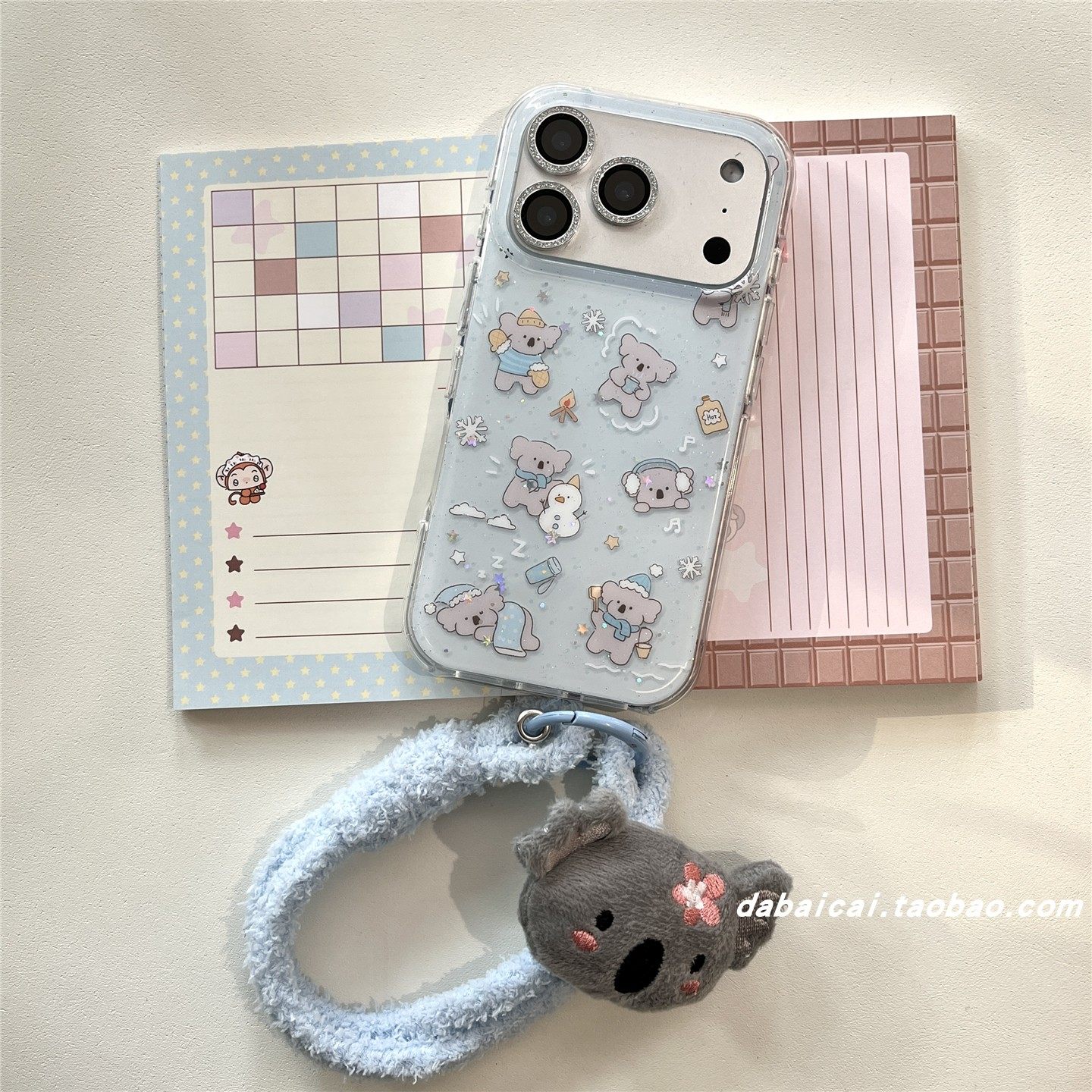 ins雪人围巾考拉适用苹果17手机壳iphone16promax新款15少女心13全包防摔17pro网红14pro韩系高级感创意手绳,3C数码配件,手机保护套/壳,淘宝优惠券,粉丝福利购,淘宝优惠卷