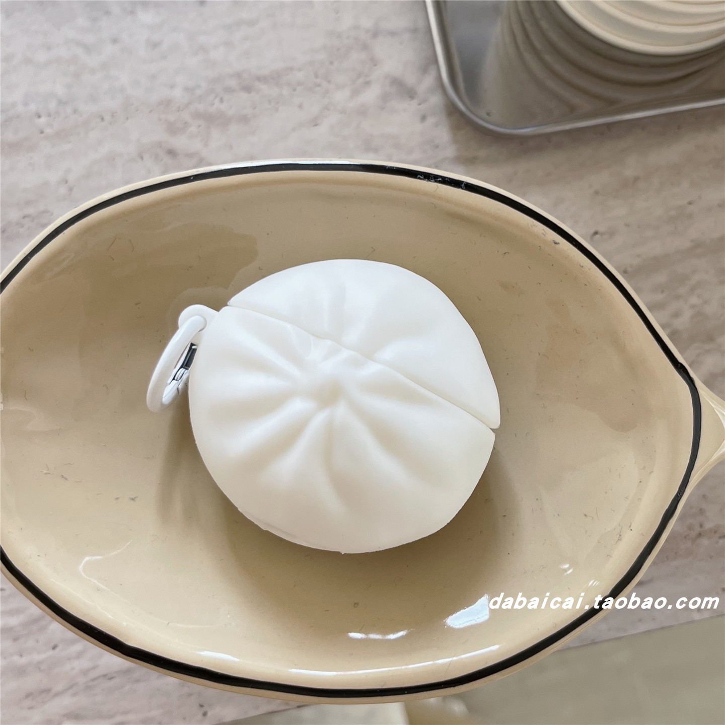 airpods4耳机套ins硅胶白色包子