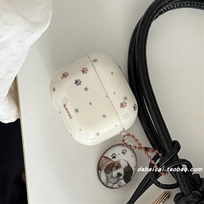 airpods4耳机套韩系灰色星星猫爪