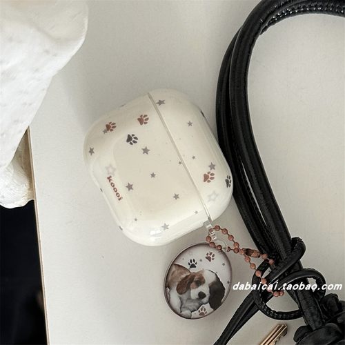 airpods4耳机套韩系灰色星星猫爪