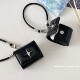 ins黑色皮质星星手绳适用airpods4耳机套pro二代airpodspro2保护套新款 2防摔女 3代苹果无线蓝牙三代airpods1