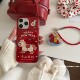 新牛红彩色波点小马适用iphone17promax苹果16手机壳15pm新款 14pro少女17网红13pro全包防摔韩系个性 小众创意