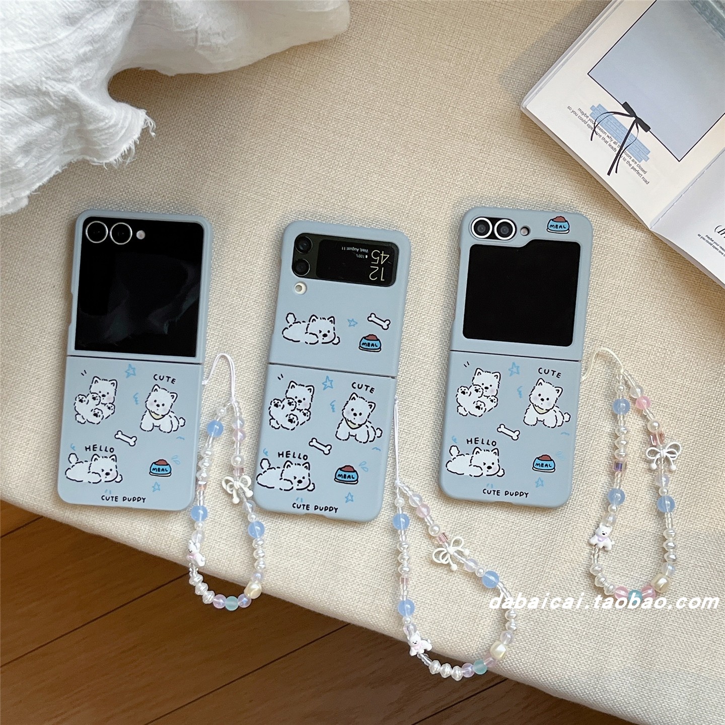 三星zflip7手机壳西高地小狗ins