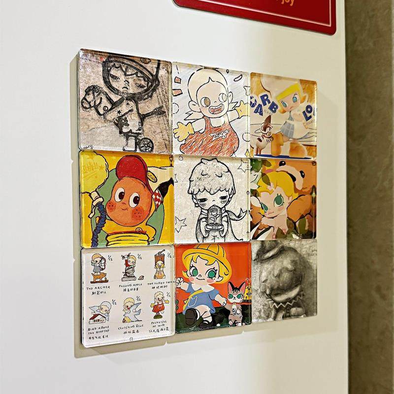 【盲盒充分利用】diy冰箱贴装饰磁贴个性创意亚克力材料包小物件