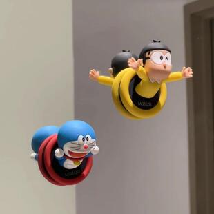 家居好物哆啦a梦挂钩新款个性创意卡通可爱3d立体冰箱贴磁贴装饰