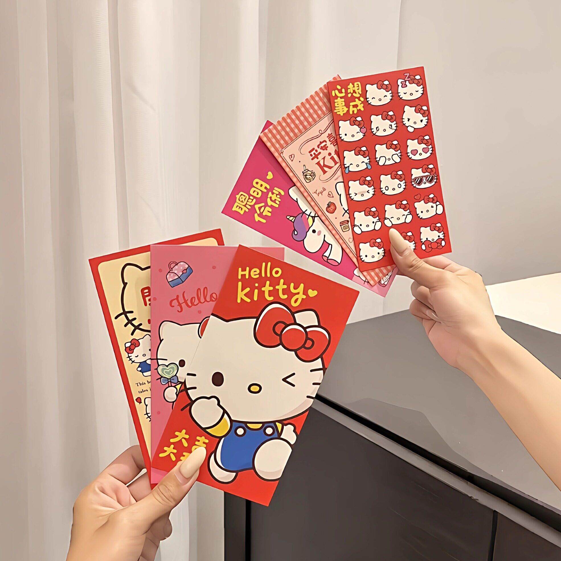 hellokitty红包2026马年新年利是封卡通可爱过年压岁钱包红包袋