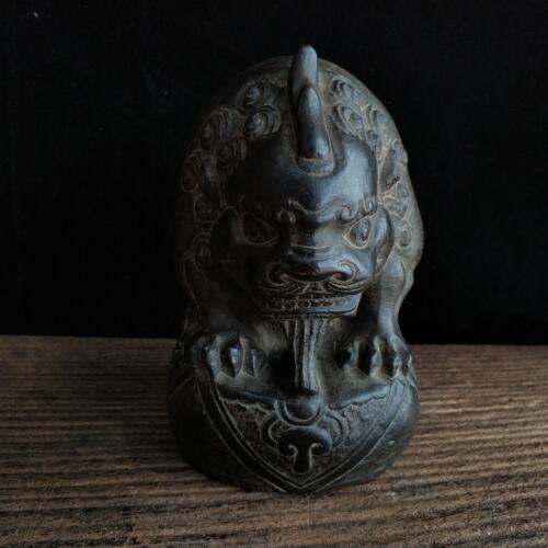 天然青石雕刻吸水招财瑞兽琴棋书画吉祥如意四季平安石鼓实用收藏 - 封面