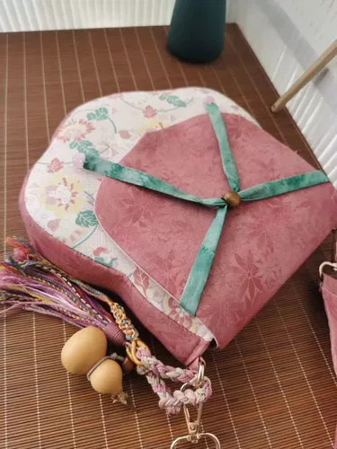 Этническая универсальная сумка через плечо, плетеная барсетка, сумка на одно плечо, свежая модная небольшая сумка, этнический стиль, из хлопка и льна