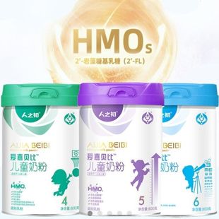人之初爱嘉贝比HMO配方4段5段儿童奶粉罐装 特惠 800g正品