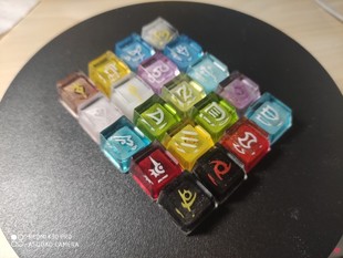 最终幻想14周边ff14职业水晶个性客制化树脂键帽游戏机械键盘定制