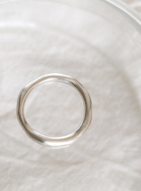 WHITE DWARF|流动光圈戒指925银简单极简独立设计原创首饰15/17号