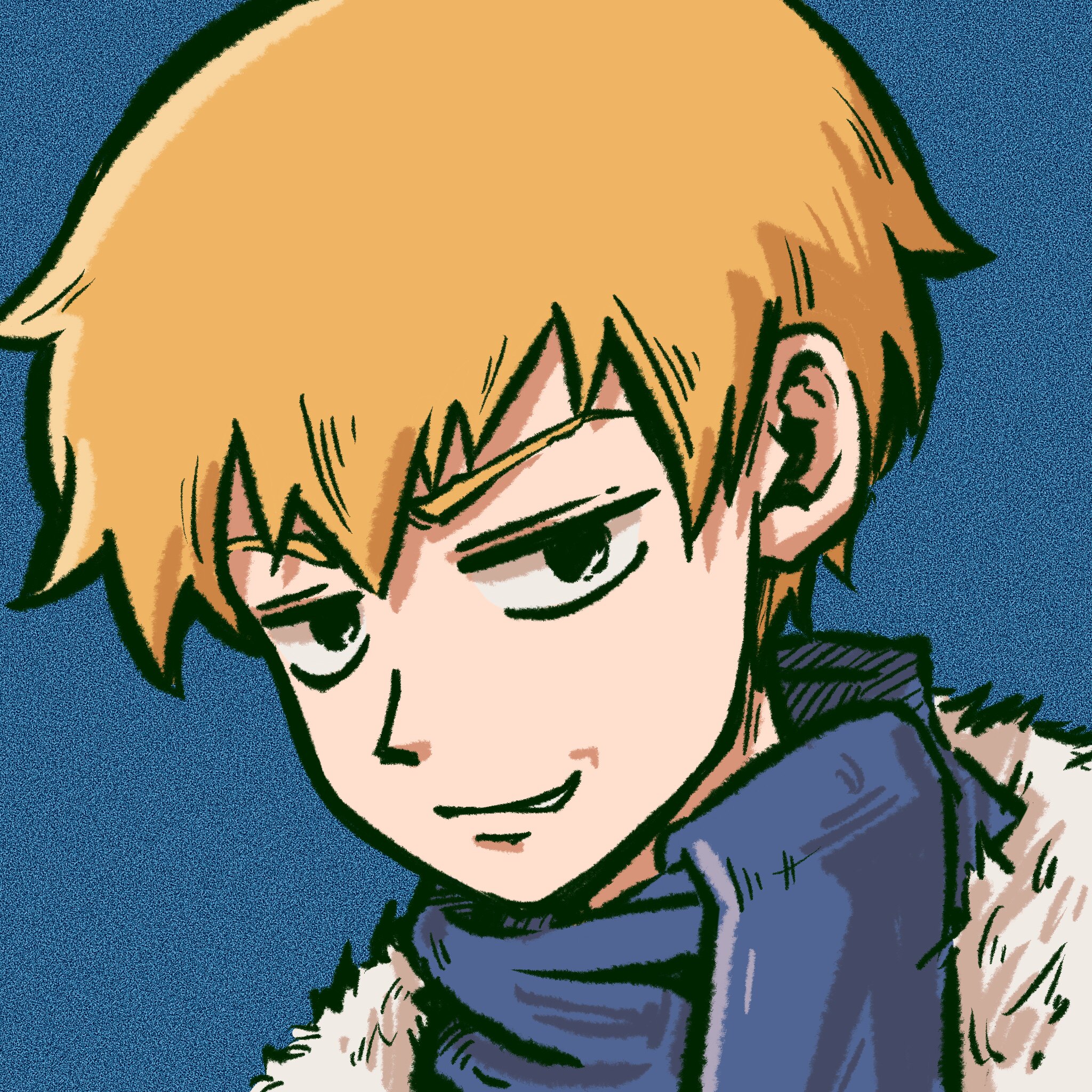 约稿原创q版ins风二次元简笔画情侣头像设计暗黑风真人照片转卡通