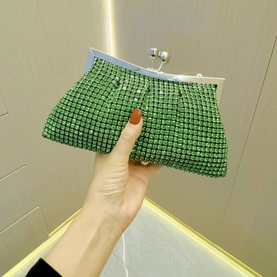 Luxury Wedding Bag Dress Handbag新娘婚包礼服包镶钻宴会手拿包