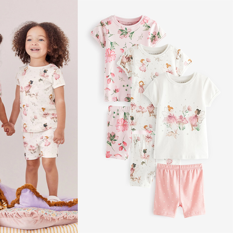 100%棉很柔软1-8岁宝家居服套装