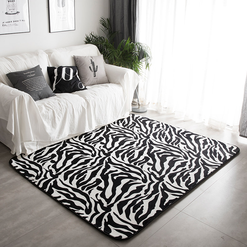北欧客厅沙发地毯茶几垫加厚长方形榻榻米家用爬爬垫卧室床边地垫