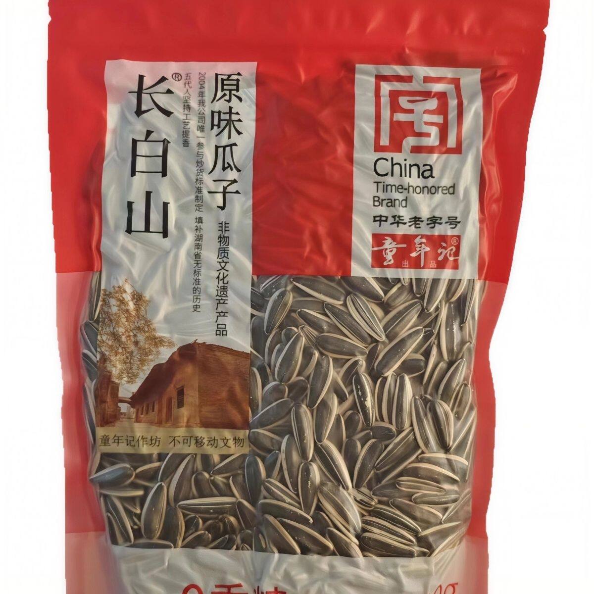 4-5月新日期】童年记400g长白山原味打手炒货葵花籽休闲零食