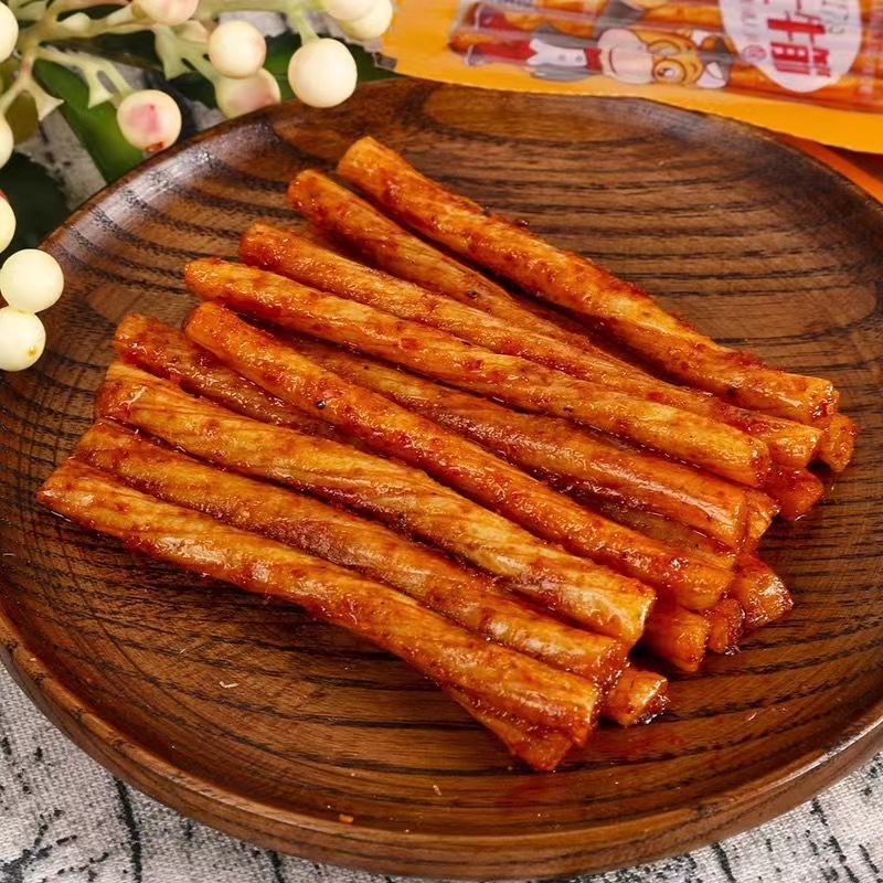博士素牛筋网红辣条麻辣豆筋零食小面筋校园小吃8090后回忆