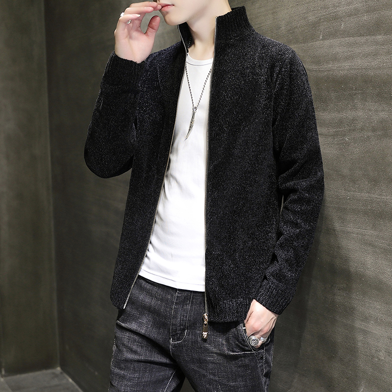 外套春秋季新款潮流帅气针织衫