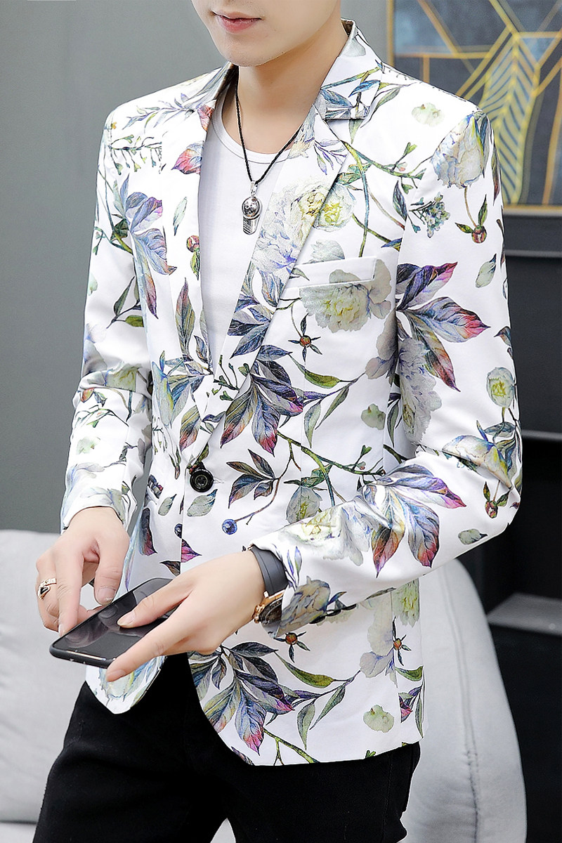 2023新款男士西服时尚韩版青年修身花色西服外套男装9913-9915p98,男装西服,星座1507