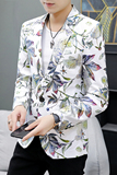 2023新款男士西服时尚韩版青年修身花色西服外套男装9913-9915p98，男装西服，星座1507
