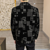 2021秋季主推新款翻领灯芯绒夹克男士时尚休闲青年外套潮JK319p90，男装夹克，星座1507