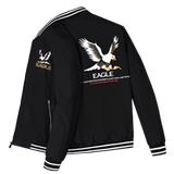 2022春秋新款男式刺绣夹克衫修身青年老鹰刺绣潮流男外套9983P80，男装夹克，星座1507