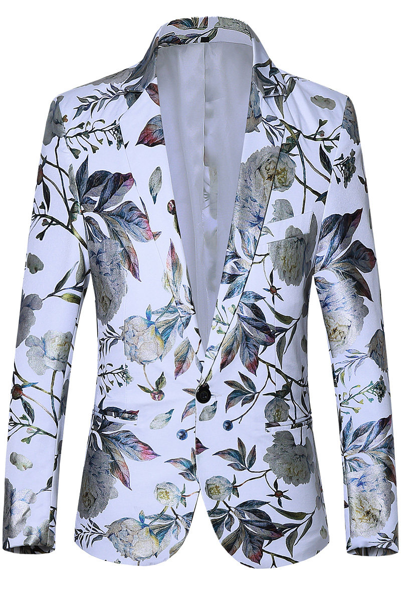 春秋新款男式西装休闲韩版青年修身花色西服外套男装9913-9915p98,男装西服,星座1507